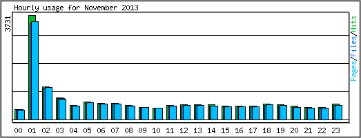 Hourly usage