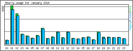 Hourly usage